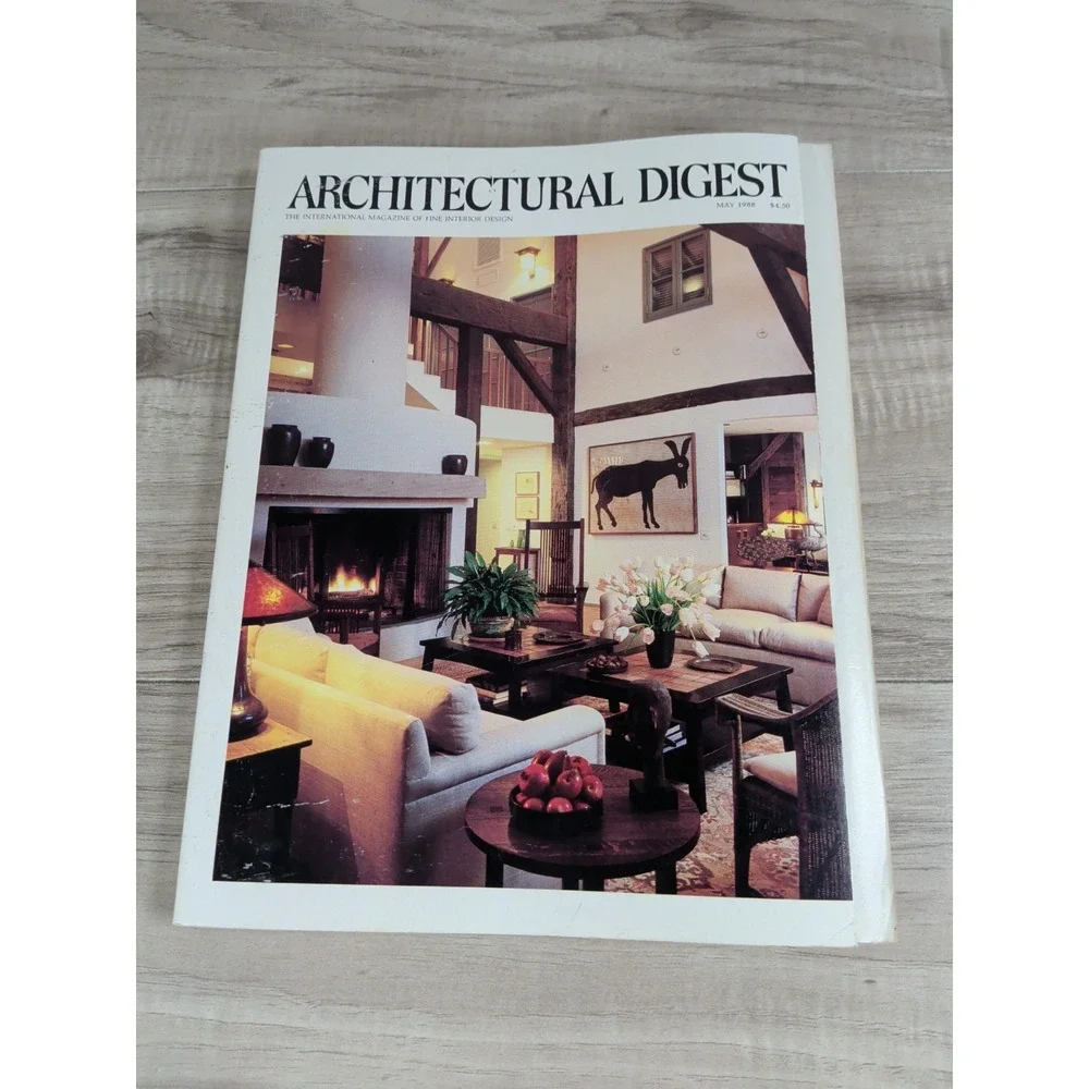 Architectural Digest Back Issue May 1988  Fine Interior Design
